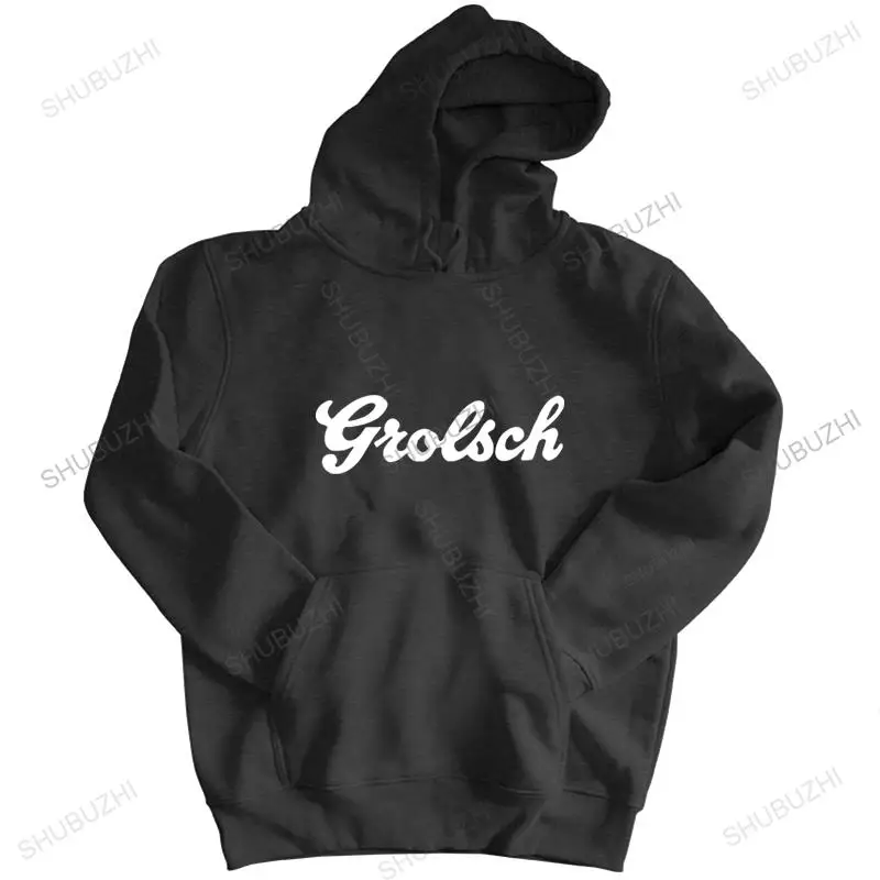 Новинка толстовка Grolsch с логотипом голландской пивоваренной компании хлопковый