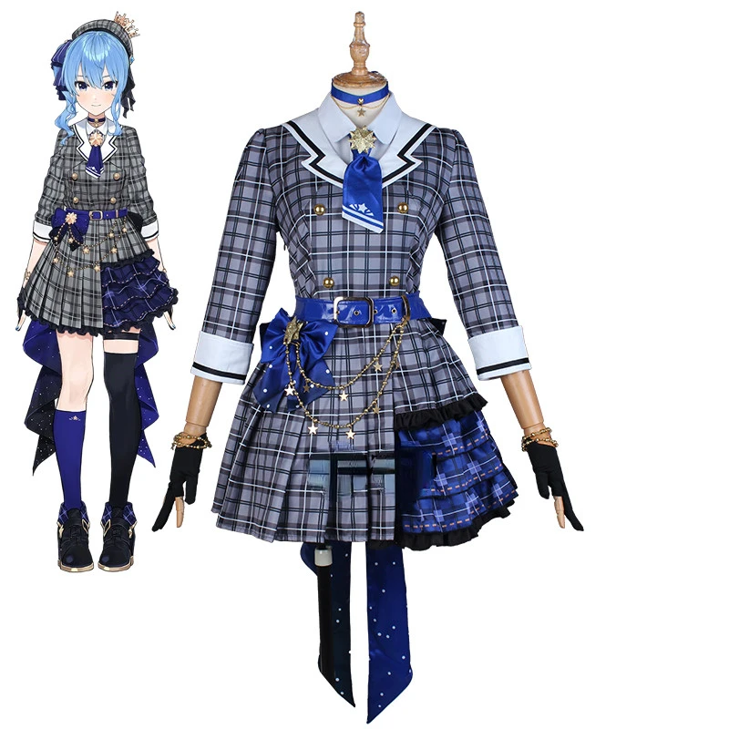 Japanese Virtual YouTuber VTuber Hololive Hoshimachi Hosimati Suisei Outfits Anime Cosplay Costumes
Japanese Virtual YouTuber VTuber Hololive Hoshimachi Hosimati Suisei Outfits Anime Cosplay Costumes