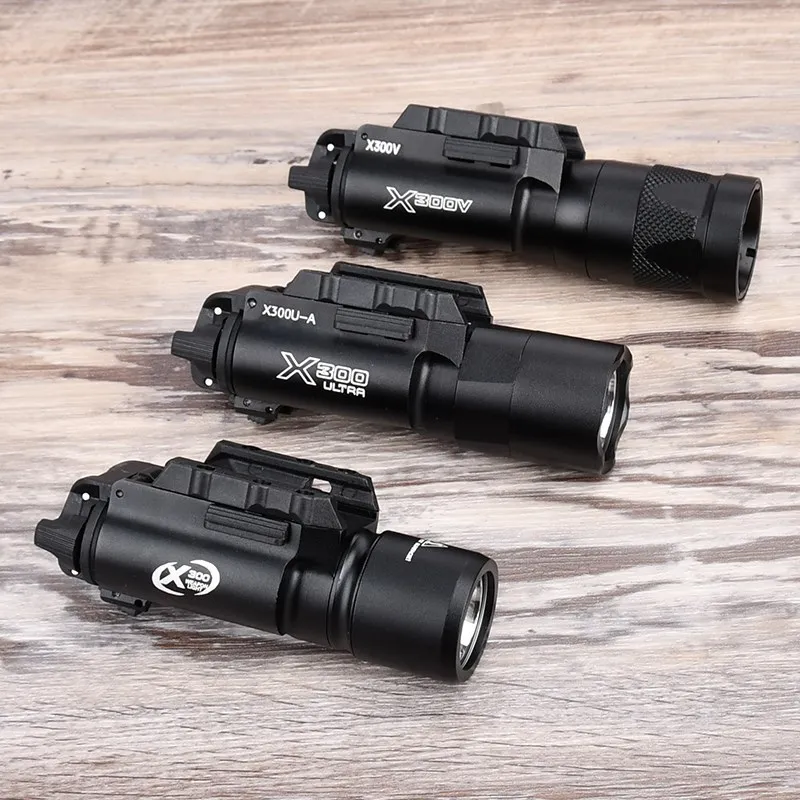 WADSN Tactical Surefir X300 X300U Ultra X300V Pistol Scout Light Rifle Airsoft Weapon Gun Strobe Flashlight Glock G17 19 Torch
WADSN Tactical Surefir X300 X300U Ultra X300V Pistol Scout Light Rifle Airsoft Weapon Gun Strobe Flashlight Glock G17 19 Torch