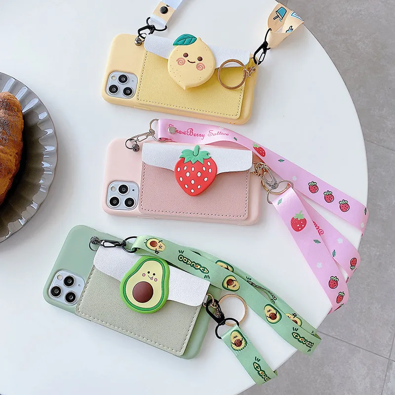 Cartoon Avocado Leather Wallet soft phone case for iphone 13 12 mini 11 Pro Max X XR XS 6S 7 8 plus SE 2020 Necklace strap Cover
Cartoon Avocado Leather Wallet soft phone case for iphone 13 12 mini 11 Pro Max X XR XS 6S 7 8 plus SE 2020 Necklace strap Cover