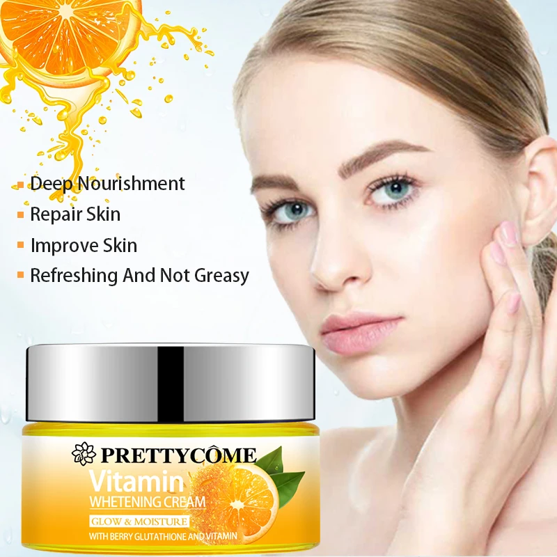 Vitamin C Whitening Face Cream Remove Dark Spots Moisturizing Anti Aging Anti Wrinkle Beauty Cosmetics Facial Skin Care
Vitamin C Whitening Face Cream Remove Dark Spots Moisturizing Anti Aging Anti Wrinkle Beauty Cosmetics Facial Skin Care