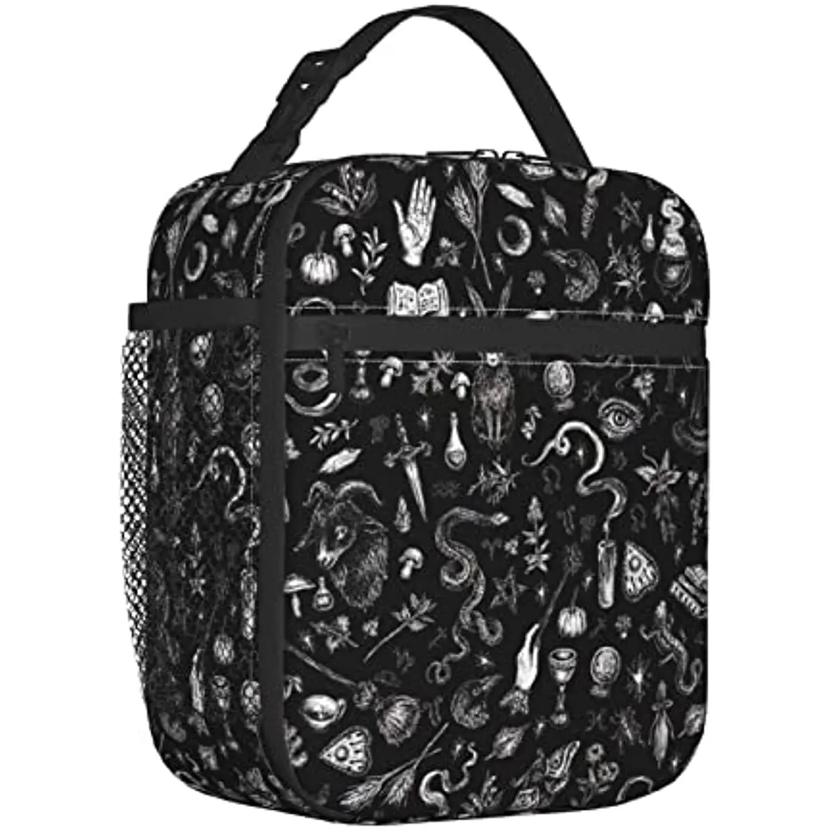Witch Divination Dark Death Black Lunch Bag Tote Bag for Women Men Ice Packs Portable Travel Picnic Reusable for School Work
Witch Divination Dark Death Black Lunch Bag Tote Bag for Women Men Ice Packs Portable Travel Picnic Reusable for School Work