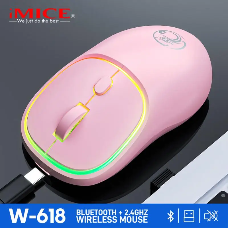 New iMICE Office Tools Mouse Built-in Large-capacity Rechargeable Battery 7-color Luminous Mouse For Pc Accessories Rechargeable
New iMICE Office Tools Mouse Built-in Large-capacity Rechargeable Battery 7-color Luminous Mouse For Pc Accessories Rechargeable