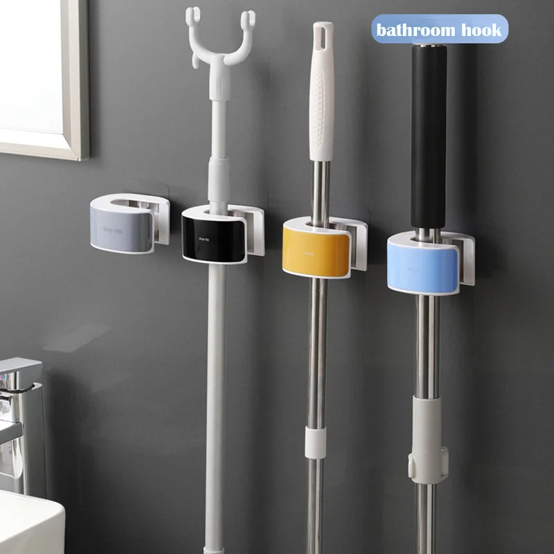 Bathroom Organizer and Storage Wall Hook Self-adhesive Hooks Mop Holder Broom Hanger Supplies Multipurpose Hanging Organization
Bathroom Organizer and Storage Wall Hook Self-adhesive Hooks Mop Holder Broom Hanger Supplies Multipurpose Hanging Organization
