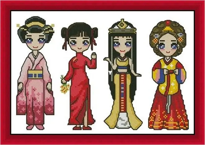 Top Selling Beautiful Ladies 35-27 Embroidery Cross Stitch Kits Craft DIY Needlework Cotton Canvas High-quality
Top Selling Beautiful Ladies 35-27 Embroidery Cross Stitch Kits Craft DIY Needlework Cotton Canvas High-quality