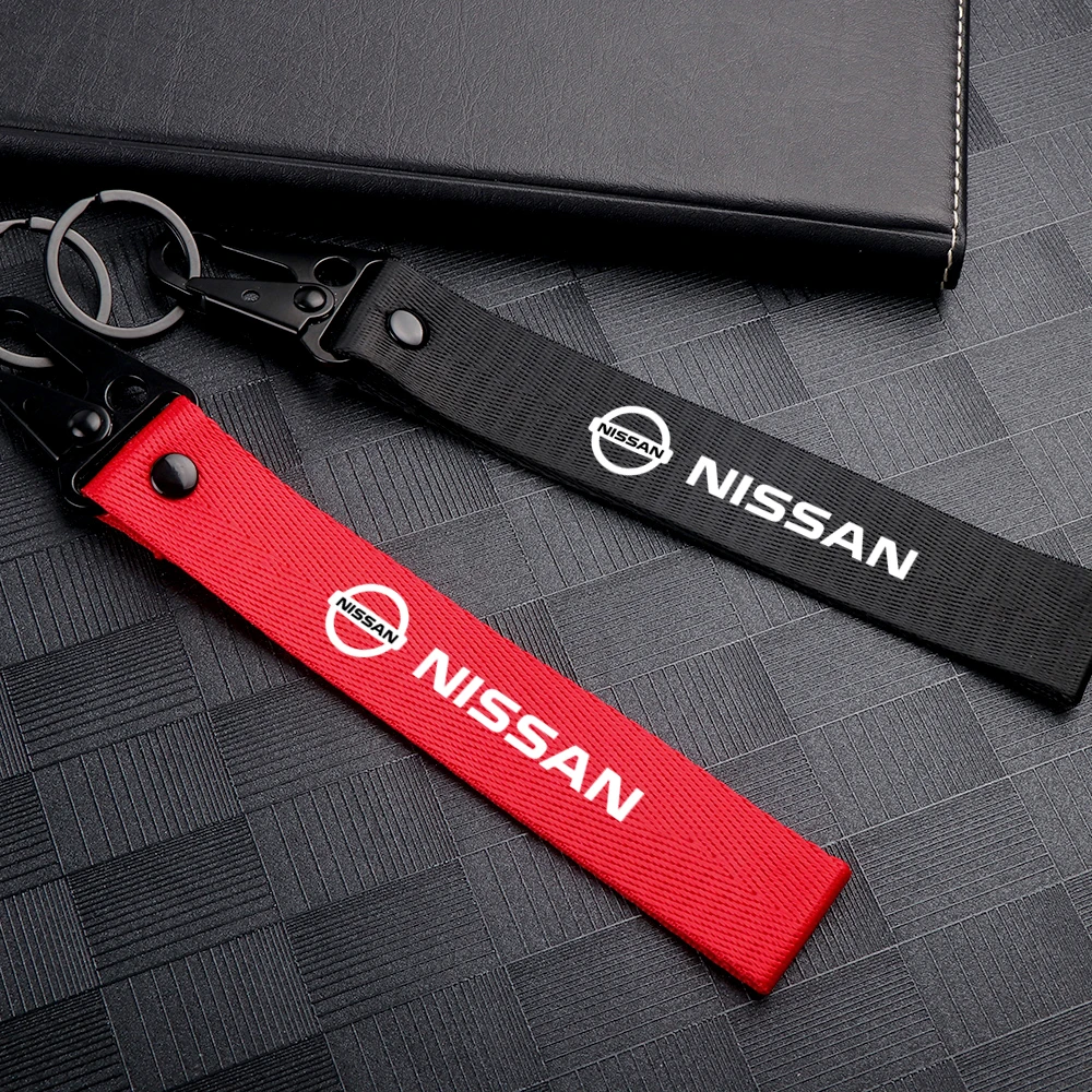 1pcs Car Badge Ribbon Lanyard Key chain KeyRings Key Accessories For Nissan qashqai j11 j10 juke x trail t32 tiida NOTE NISMO
1pcs Car Badge Ribbon Lanyard Key chain KeyRings Key Accessories For Nissan qashqai j11 j10 juke x trail t32 tiida NOTE NISMO