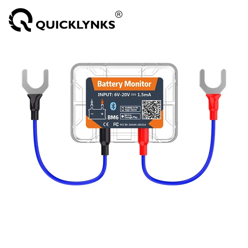 QUICKLYNKS BM6 Беспроводной Bluetooth Автомобильный Тестер Аккумулятора 12 В Приложение Для Мониторинга Здоровья Для Android/... 
QUICKLYNKS BM6 Беспроводной Bluetooth Автомобильный Тестер Аккумулятора 12 В Приложение Для Мониторинга Здоровья Для Android/...
