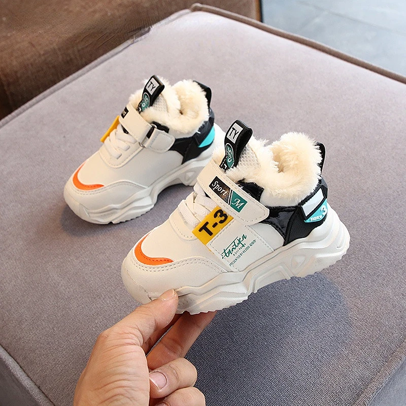 Autumn Winter Girl Children Sport Shoes Breathable Plush Warm Boys Sneakers Boots Soft Light WIth Fur Outdoor Kids Running Shoes
Autumn Winter Girl Children Sport Shoes Breathable Plush Warm Boys Sneakers Boots Soft Light WIth Fur Outdoor Kids Running Shoes