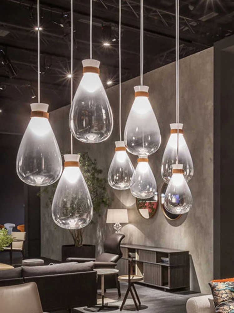 Nordic Glass Pendant Lights For Living Room Cabinets Home Decoration Luxury Hotel Lobby Bedroom Bar Bedside Table Lamp Fixtures 
Nordic Glass Pendant Lights For Living Room Cabinets Home Decoration Luxury Hotel Lobby Bedroom Bar Bedside Table Lamp Fixtures