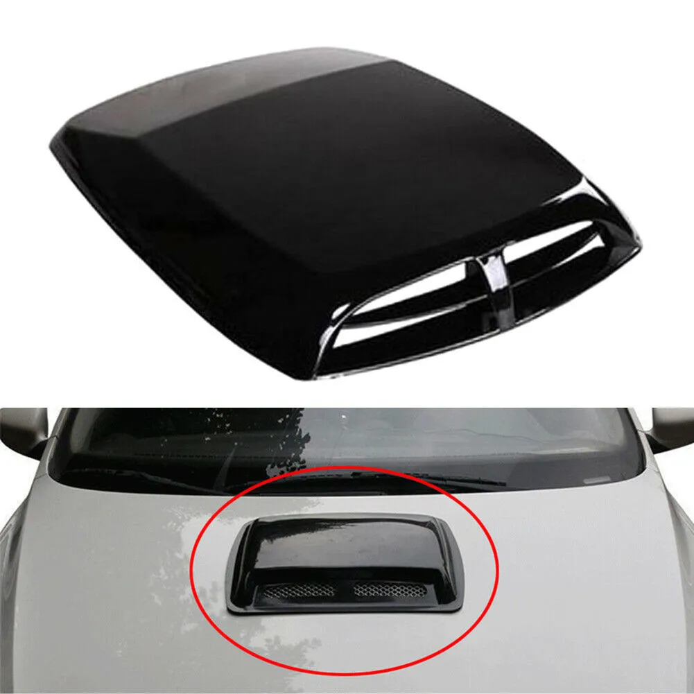BLACK Universal Car Vent Decorative Air Flow Intake Bonnet Hood Scoop Cover Car Accessories High Quality Air Intake Guard
BLACK Universal Car Vent Decorative Air Flow Intake Bonnet Hood Scoop Cover Car Accessories High Quality Air Intake Guard
