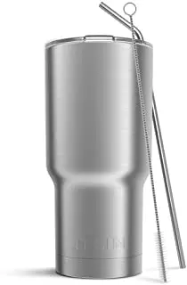 Insulated Stainless Steel Tumblers with Lids - Double Wall Tumbler Vacuum Insulated - Use it as Travel Mug, Coffee Cup
Insulated Stainless Steel Tumblers with Lids - Double Wall Tumbler Vacuum Insulated - Use it as Travel Mug, Coffee Cup