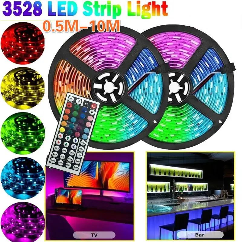 LED Strip Light RGB ,Color Changing Rainbow Diodes Lights, 44-key Remote Control lamp,Music Sync,for Home Decoration Christmas
LED Strip Light RGB ,Color Changing Rainbow Diodes Lights, 44-key Remote Control lamp,Music Sync,for Home Decoration Christmas