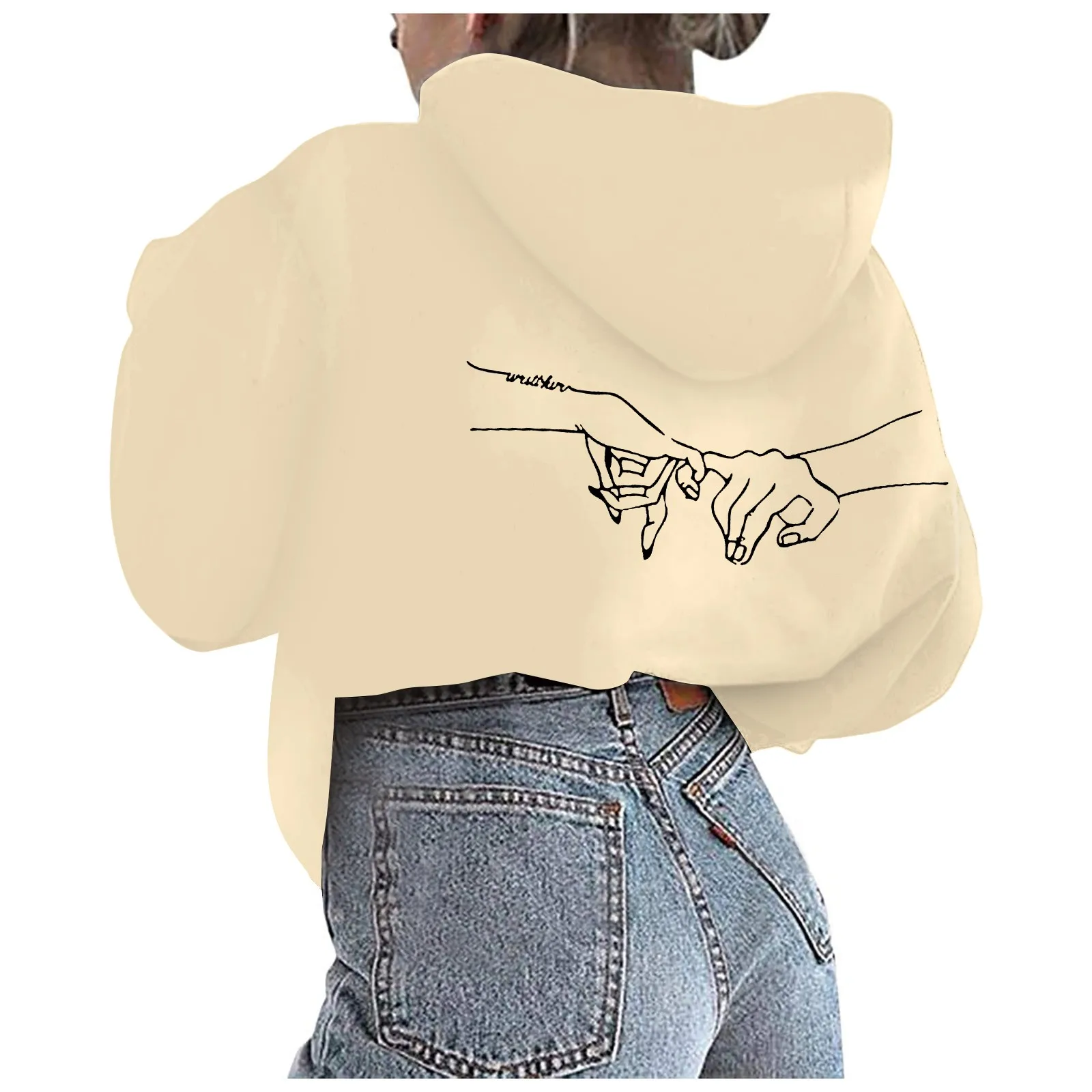 with Sleeve Women Letter Print Graphic Hoodie Casual Pullover Loose Shirt Lightweight Tops Fall Fashion for Women Work
with Sleeve Women Letter Print Graphic Hoodie Casual Pullover Loose Shirt Lightweight Tops Fall Fashion for Women Work