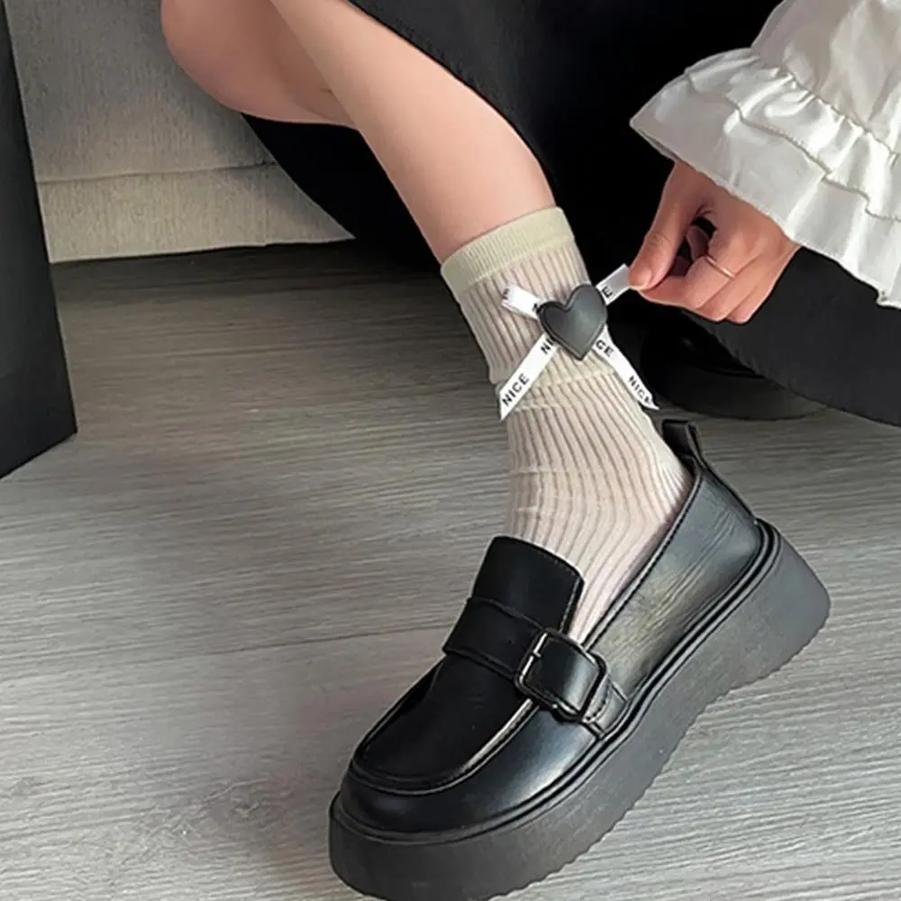 Summer Women Stockings Cute JK Lolita Girls White Fashion School Hearts Bandage High Long Socks
Summer Women Stockings Cute JK Lolita Girls White Fashion School Hearts Bandage High Long Socks