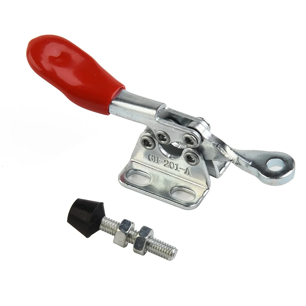 4pcs GH201A Horizontal Toggle Clamp Quick-Release Toggle Clamps Set 27KG Vertical Toggle Clamp Hand Clip Tool Heavy Duty Tool
4pcs GH201A Horizontal Toggle Clamp Quick-Release Toggle Clamps Set 27KG Vertical Toggle Clamp Hand Clip Tool Heavy Duty Tool
