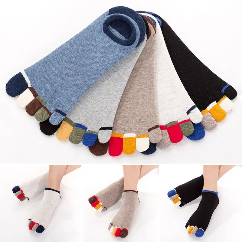 Summer Men Five Finger Socks Cotton Toe Socks Invisible Nonslip Ankle Breathable Anti-skid Boat Socks Man
Summer Men Five Finger Socks Cotton Toe Socks Invisible Nonslip Ankle Breathable Anti-skid Boat Socks Man