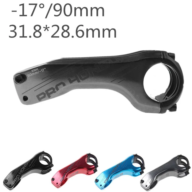 HONSUN Off-Road Mountain Bike Aluminum Alloy Handlebar Riser Plus OR Minus 17 Degrees 90mm Handlebar Negative Angle Riser
HONSUN Off-Road Mountain Bike Aluminum Alloy Handlebar Riser Plus OR Minus 17 Degrees 90mm Handlebar Negative Angle Riser