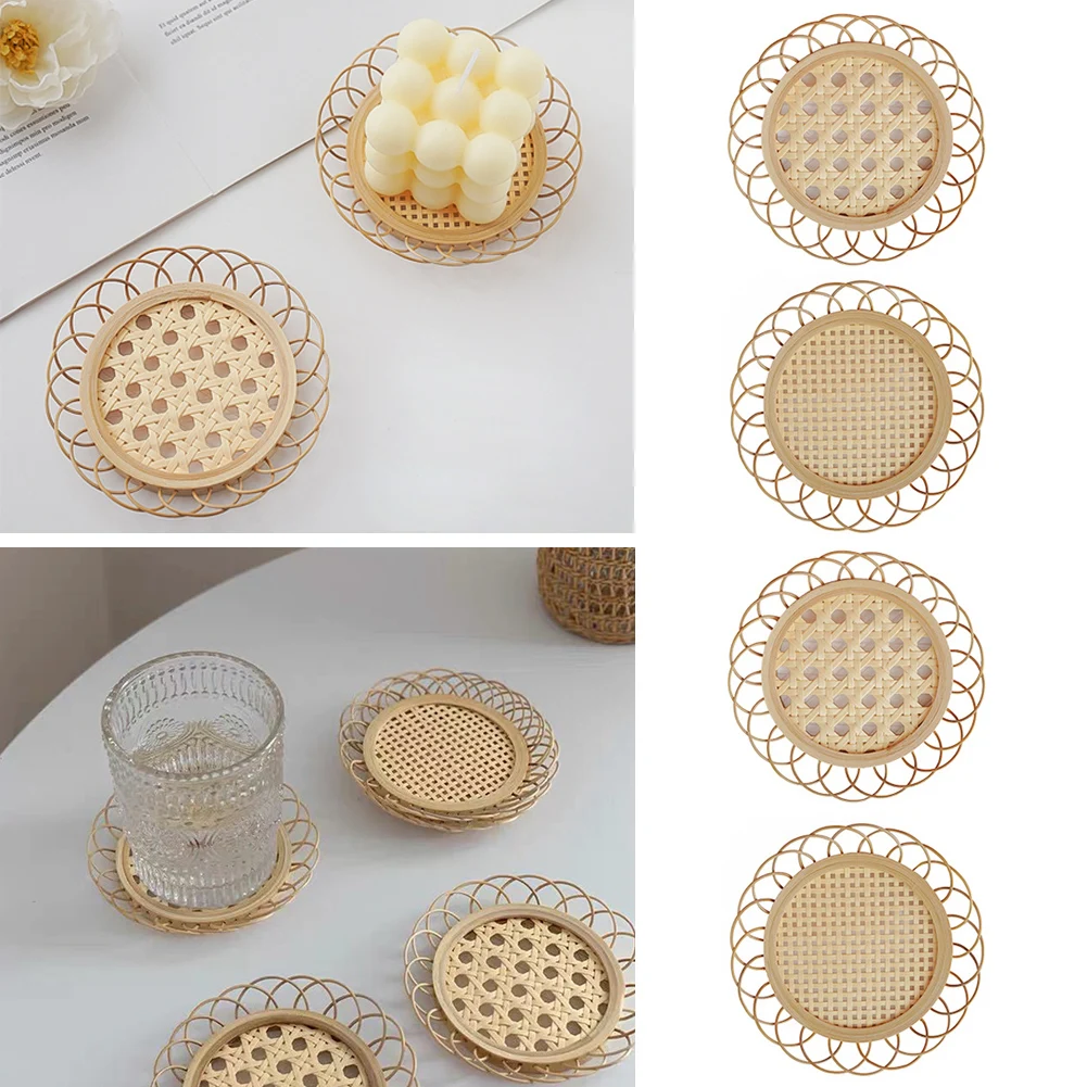 Bamboo Weave Cup Mat Set Drink Coasters Round Pot Pad Table Dish Placemat Home Decoration Insulation Handmade
Bamboo Weave Cup Mat Set Drink Coasters Round Pot Pad Table Dish Placemat Home Decoration Insulation Handmade