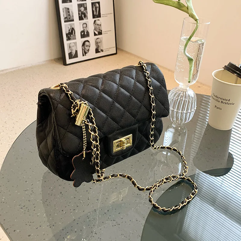 Luxury Women's Flap Shoulder Bag With Chain 2022 Fashion Pu Leather Crossbody Bag and Handbag High Quality Small Square Bag New
Luxury Women's Flap Shoulder Bag With Chain 2022 Fashion Pu Leather Crossbody Bag and Handbag High Quality Small Square Bag New