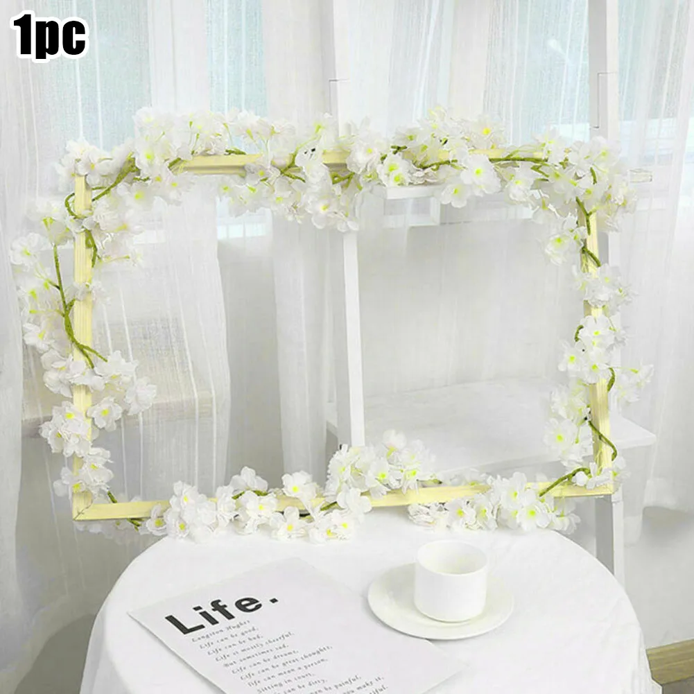 Flower Garland Artificial Flower String Artificial Cherry Blossoms Hanging Rattan Garland Fake Flower Wedding Arch Home Decor
Flower Garland Artificial Flower String Artificial Cherry Blossoms Hanging Rattan Garland Fake Flower Wedding Arch Home Decor