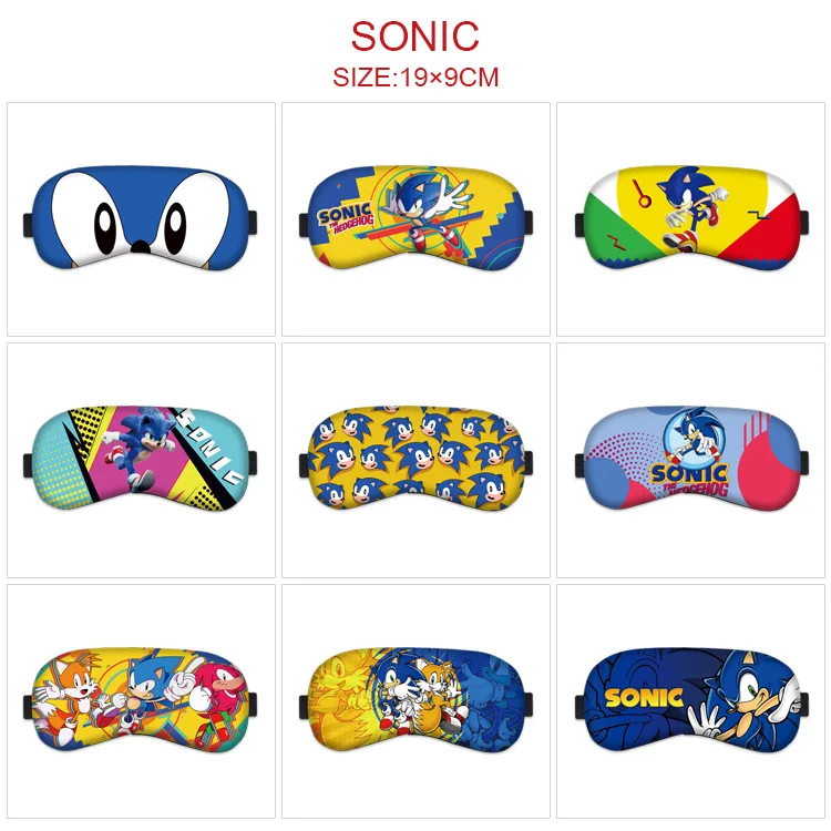 

Sonics Peripheral Eye Mask Anime Kawaii Ultra Sound Mouse Cartoon Cartoon Cute Blackout Stereo Breathable Sleeping Eye Mask