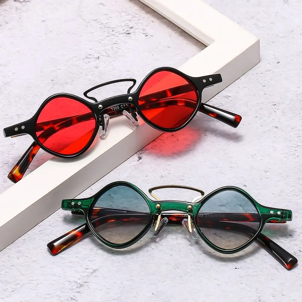 

New Hippie Small Round Square Sunglasses Men/Women Retro Steam Punk Glasses Gradient Vintage Driving Shades UV400