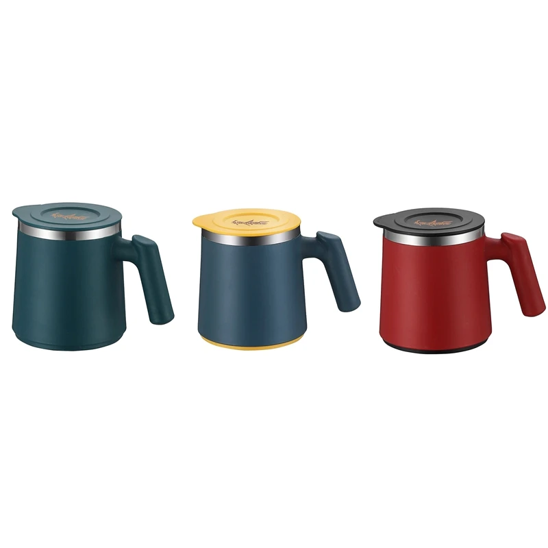 420ML Stainless Steel Mug Vacuum Flask Insulated Coffee Cup Home Office Water Bottle Large Capacity Cup With Lid
420ML Stainless Steel Mug Vacuum Flask Insulated Coffee Cup Home Office Water Bottle Large Capacity Cup With Lid
