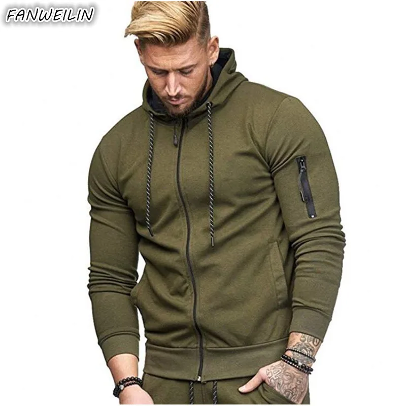 Мужская спортивная толстовка с капюшоном, на молнии
Мужская спортивная толстовка с капюшоном, на молнии
