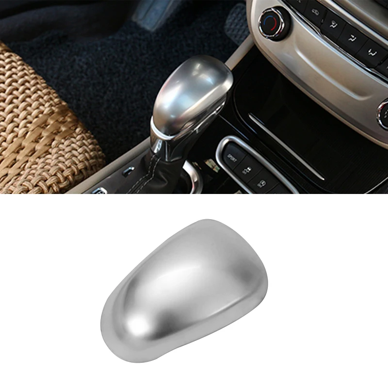 

1Pcs For Buick Encore 2014 to 2020 Car Gear Shift Panel Frame Gear Cover Carbon Fiber Handbrake Knob Head Protection Sticker