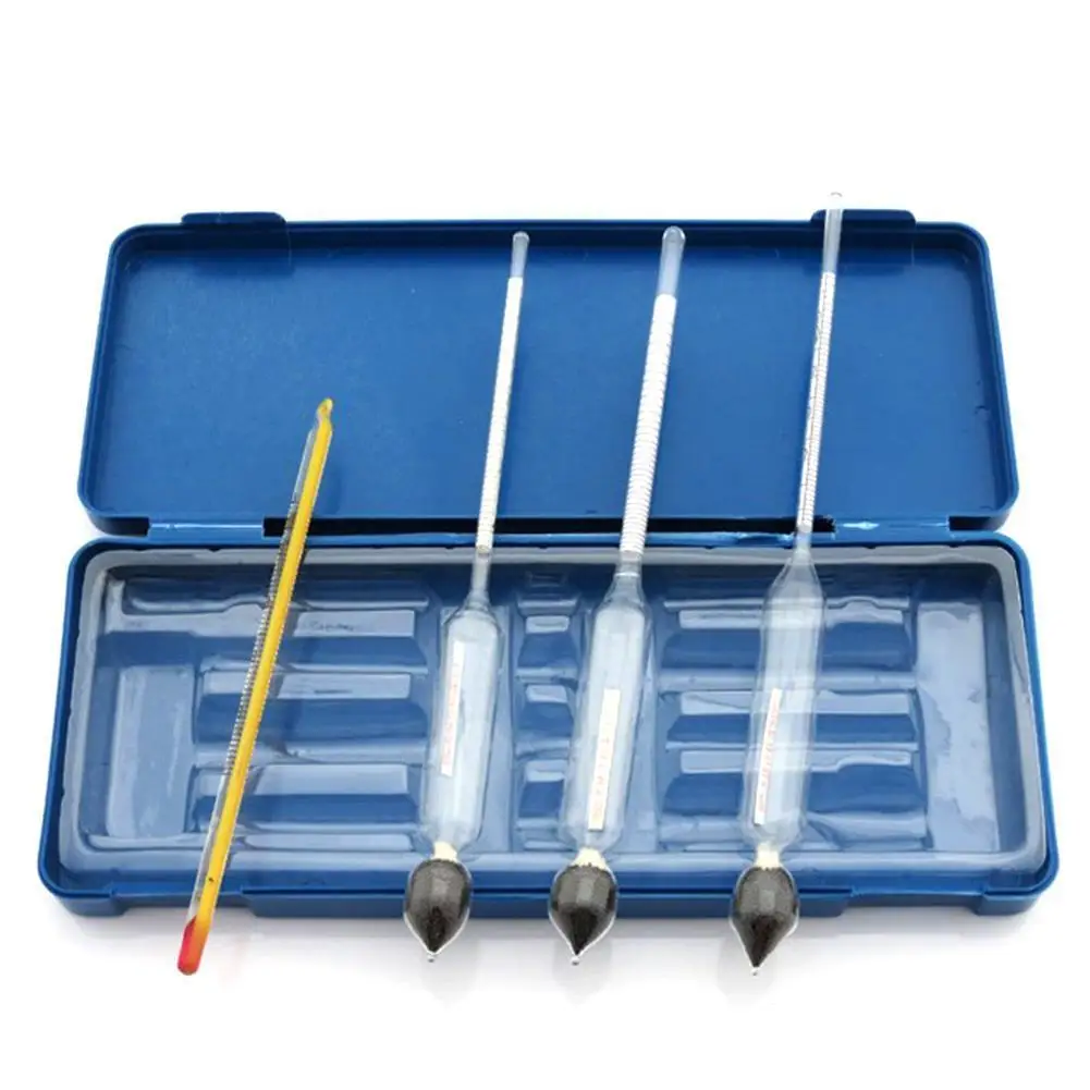 3pcs Hydrometer Ccurate Lcohol Meter Vinometer Tester+Thermometer Gadget Three Group Alcohol Meter
3pcs Hydrometer Ccurate Lcohol Meter Vinometer Tester+Thermometer Gadget Three Group Alcohol Meter