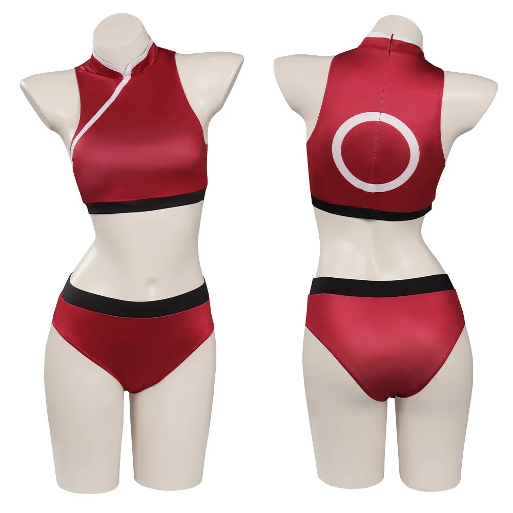 Купальник Haruno Sakura, костюм для косплея, комплект бикини, топ и шорты, наряды, карнавальный костюм на Хэллоуин
Купальник Haruno Sakura, костюм для косплея, комплект бикини, топ и шорты, наряды, карнавальный костюм на Хэллоуин