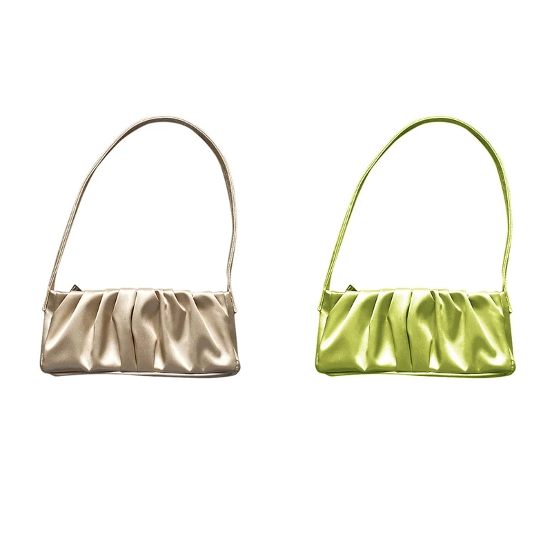 Women Nylon Ruched Underarm Bag 2022 Lady Girls Vintage Design Zippered Handbag Female Solid Color Tote Purse Small Shoulder Bag
Women Nylon Ruched Underarm Bag 2022 Lady Girls Vintage Design Zippered Handbag Female Solid Color Tote Purse Small Shoulder Bag