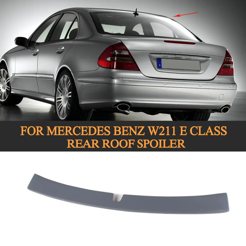 E Class ABS Car Roof Spoiler Wing For Mercedes Benz W211 2002 - 2008 Unpainted Grey Primer
E Class ABS Car Roof Spoiler Wing For Mercedes Benz W211 2002 - 2008 Unpainted Grey Primer