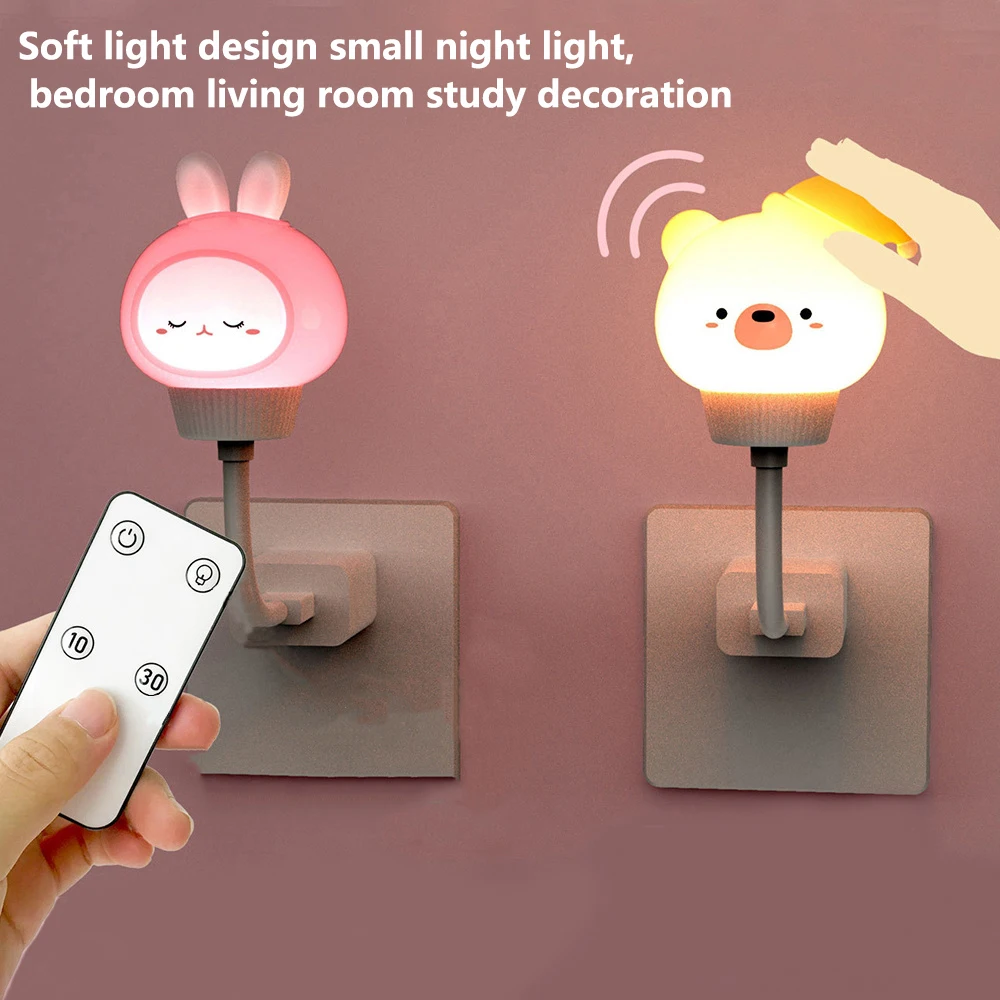LED Children's USB Night Light Cute Animal Cartoon Lamp Remote Control decoración del hogar Room Light Holiday Gift Wall Decor
LED Children's USB Night Light Cute Animal Cartoon Lamp Remote Control decoración del hogar Room Light Holiday Gift Wall Decor