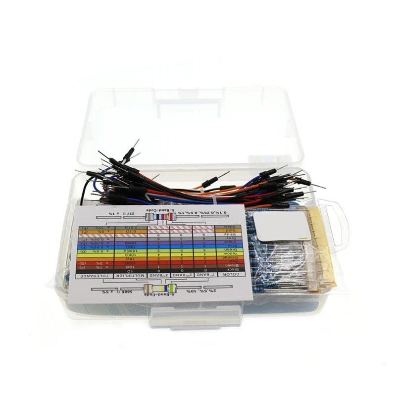 Для резистора Arduino/СВЕТОДИОДА/конденсатора/джамперных проводов/макетной резистора, стартовый комплект
Для резистора Arduino/СВЕТОДИОДА/конденсатора/джамперных проводов/макетной резистора, стартовый комплект