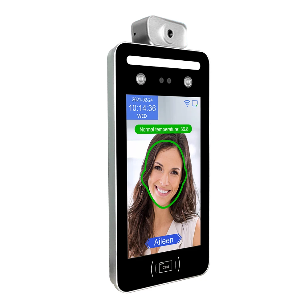 TIMMY AI08T Free SDK QR Code WIFI Temperature detection Face Recognition Access control Device
TIMMY AI08T Free SDK QR Code WIFI Temperature detection Face Recognition Access control Device