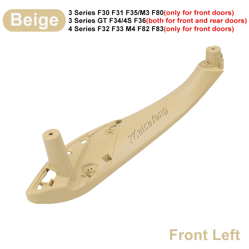 Накладка на внутреннюю дверную ручку автомобиля для BMW F30 F31 F32 F33 F34 F35 F36 F80, левая и правая внутренняя панель, черный, бежевый 
Накладка на внутреннюю дверную ручку автомобиля для BMW F30 F31 F32 F33 F34 F35 F36 F80, левая и правая внутренняя панель, черный, бежевый