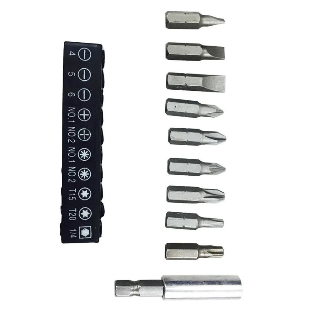 10pcs/set 25mm Slotted/PH/Torx Cross Screwdriver Bit Set Multifunctionl Extension Rod Tool For Repairing Hand Tools
10pcs/set 25mm Slotted/PH/Torx Cross Screwdriver Bit Set Multifunctionl Extension Rod Tool For Repairing Hand Tools