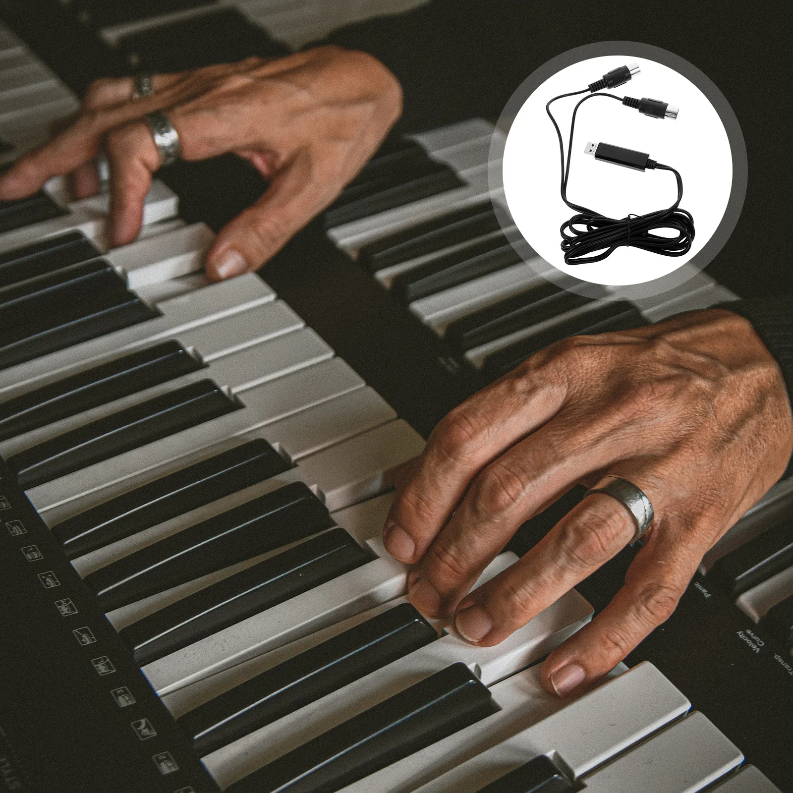 2M USB IN-OUT MIDI Cable Converter Professional Piano Keyboard to PC/ Laptop/Mac Adapter Cord
2M USB IN-OUT MIDI Cable Converter Professional Piano Keyboard to PC/ Laptop/Mac Adapter Cord