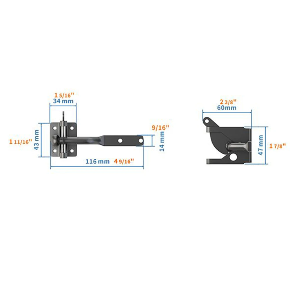 Auto Gate Latch With Screws Automatic Slam Catch For Garden Fence Pasture Farm Carbon Steel Stopper Lever Lock Security
Auto Gate Latch With Screws Automatic Slam Catch For Garden Fence Pasture Farm Carbon Steel Stopper Lever Lock Security
