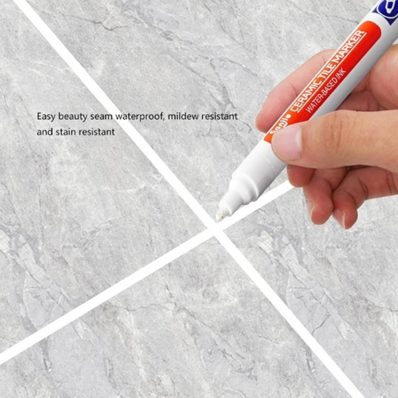 C2 5PCS 12 Color White Waterproof Tile Marker Grout Pen Wall Seam Pen For Tiles Floor Bathroom Decontamination Seam Repair Tools
C2 5PCS 12 Color White Waterproof Tile Marker Grout Pen Wall Seam Pen For Tiles Floor Bathroom Decontamination Seam Repair Tools