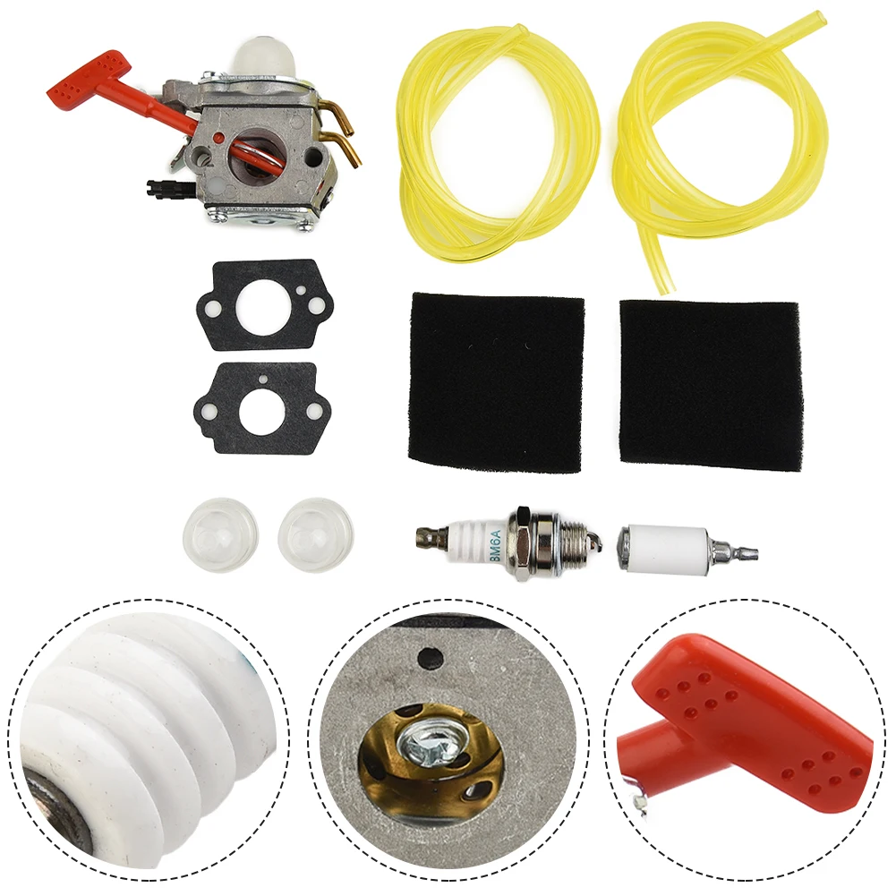 Replace Carburetor Kit Replacement Set Accessories Spark Plug Fuel Filter Primer Bulbs Spare For Homelite PBC3600
Replace Carburetor Kit Replacement Set Accessories Spark Plug Fuel Filter Primer Bulbs Spare For Homelite PBC3600