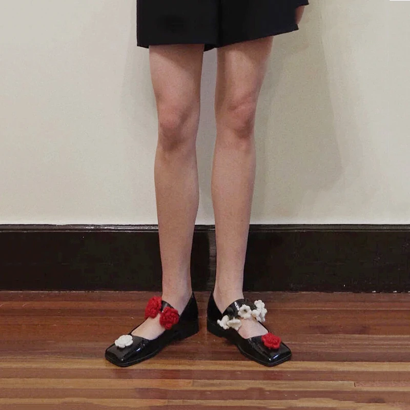 2022 New High Quality Spring And Summer Retro Non-slip Knitted Flower Flat Shoes Comfortable Color Matching Mary Jane
2022 New High Quality Spring And Summer Retro Non-slip Knitted Flower Flat Shoes Comfortable Color Matching Mary Jane