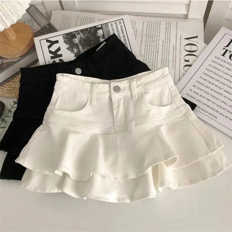 Fashion Ruffle Cake Skirt For Girls Spring Summer Kids Solid Color High Waist Short Skirt With Pants Teenage Children Clothing
Fashion Ruffle Cake Skirt For Girls Spring Summer Kids Solid Color High Waist Short Skirt With Pants Teenage Children Clothing