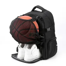 Backpack basketball bag boys school football backpack with shoe compartment soccer ball bag large backpack shoes mochilas travel