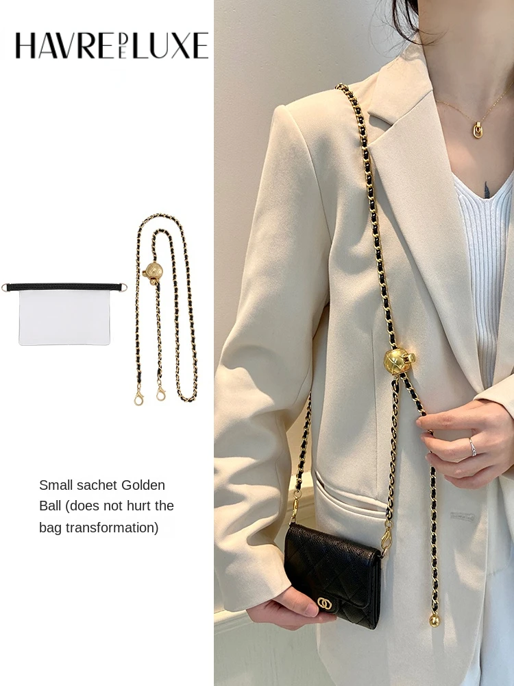 Classic style short wallet transformation Bag card holder crossbody golden ball chain shoulder strap single-purchase accessories
Classic style short wallet transformation Bag card holder crossbody golden ball chain shoulder strap single-purchase accessories