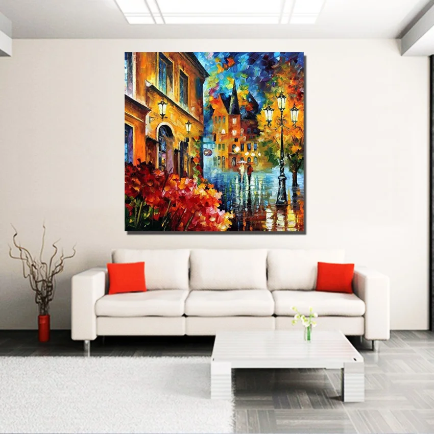 Hand Painted Oil Painting On Canvas Abstract Street Scenery Knife Modern Wall Art Picture For Living Room Home Decor No Framed
Hand Painted Oil Painting On Canvas Abstract Street Scenery Knife Modern Wall Art Picture For Living Room Home Decor No Framed