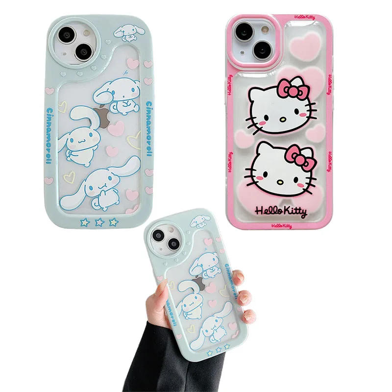 Cartoon Sanrio Cinnamoroll Hello Kitty 2 In 1 Case for Iphone11/12/13 All Inclusive Shockproof Soft Case Phone Accessories
Cartoon Sanrio Cinnamoroll Hello Kitty 2 In 1 Case for Iphone11/12/13 All Inclusive Shockproof Soft Case Phone Accessories