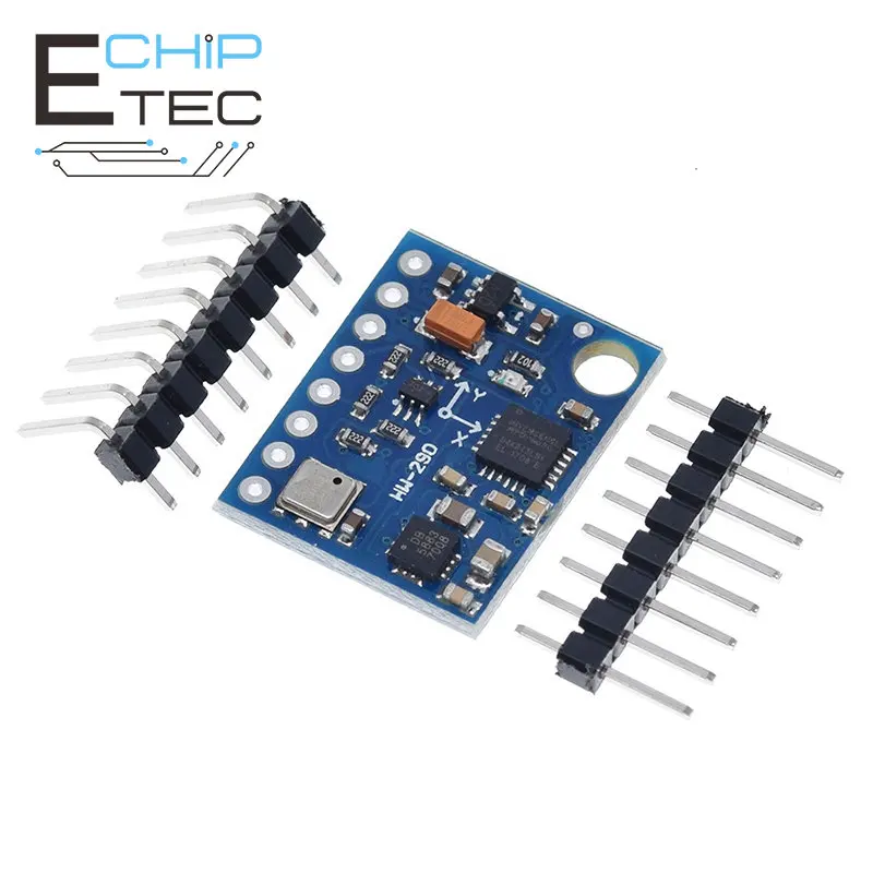 

Free shipping GY-87 10DOF Module MPU6050 HMC5883L BMP180 GY87 Sensor Module GY87 For Arduino