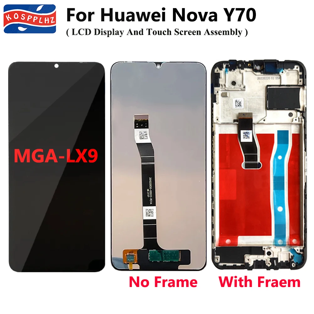 For Huawei Nova Y70 / Y70 Plus LCD Display + Touch Screen Digitizer Replacement Nova Y70 MGA-LX9 LCD Screen + Glue
For Huawei Nova Y70 / Y70 Plus LCD Display + Touch Screen Digitizer Replacement Nova Y70 MGA-LX9 LCD Screen + Glue